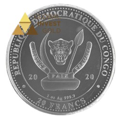Silver Coins Democratic Republic of Congo 2020