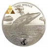 Moneda de Plata República Democrática de Congo 2020 La Ballena