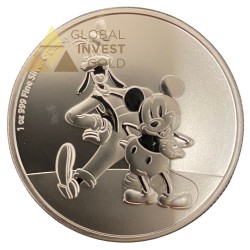1 Oz Plata Disney Mickey&Goofy 2020