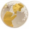 ONZA DE PLATA PANDA DORADO CHINA 2023