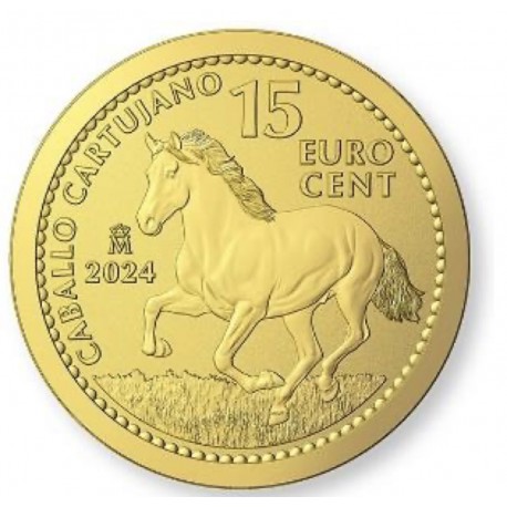 Moneda 1/10 Caballo Cartujano España 2024