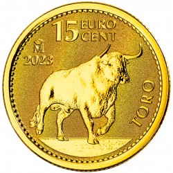 MONEDA 1/10 ONZA DE ORO TORO ESPAÑA 2023