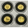 Lote de Monedas 1/10 Lince,Toro,Caballo,Águila Imperial