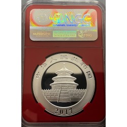 PANDA CHINA 2017 NGC MS 70