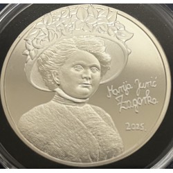 MARIJA JURIĆ ZAGORKA 1 Oz Moneda Plata 4€ Euro Croatia 2025