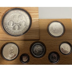 MONEDAS DE PLATA 1 SERIE 1989 ESPAÑA QUINTO CENTENARIO