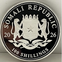 1 Oz Somalia 2026 Elefante
