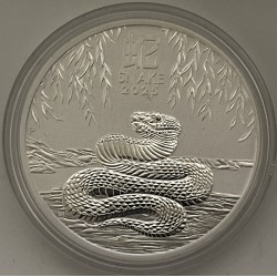 Australia 2025 Año Lunar de la Serpiente Moneda de Plata