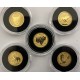 Lote de Monedas 1/10 Lince,Toro,Caballo,Águila Imperial