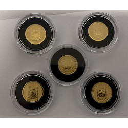 Lote de Monedas 1/10 Lince,Toro,Caballo,Águila Imperial