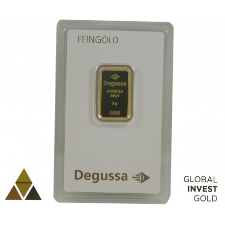 Ingot of Gold Degussa FEINDGOLD