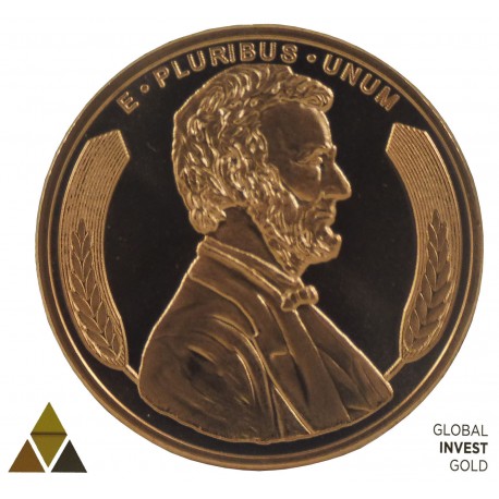 Moneda conmemorativa Abraham J Lincoln