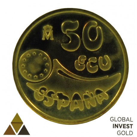 1/2 Ounce of Gold 50 ECU Philip II