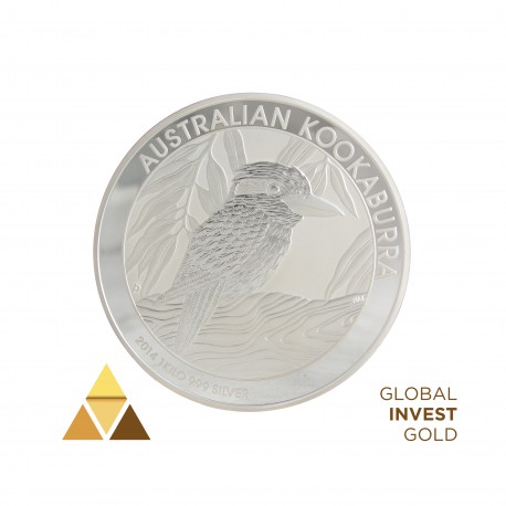 1 Kg de Plata 30$ Kookaburra Australiana (2014)