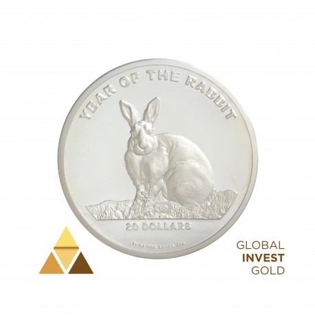 Silver Ounce 20$ The Year of Rabbit 2011