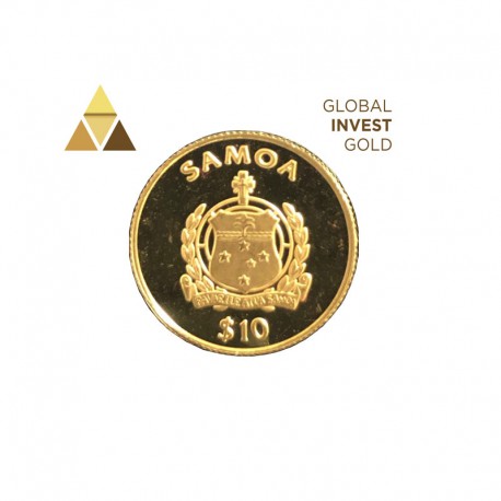 Moneda Oro Samoa 1997