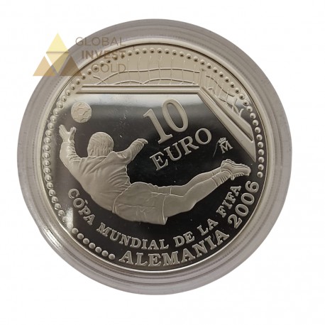 Moneda de Plata Copa Mundial de la Fifa Alemania 2006